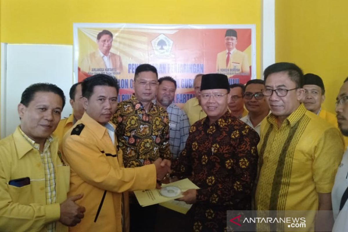 Maju Pilkada Bengkulu, Rohidin daftar ke Golkar