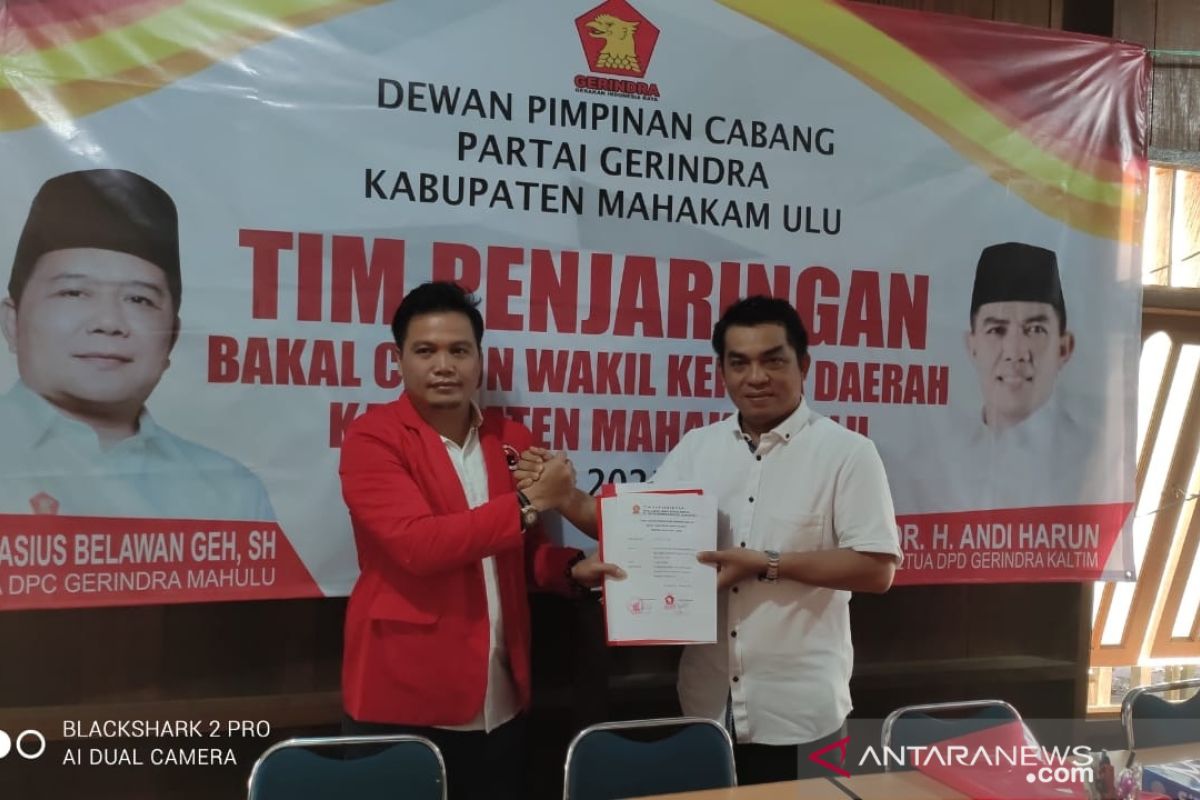 Juan daftar Bacawabup Mahulu melalui Gerindra