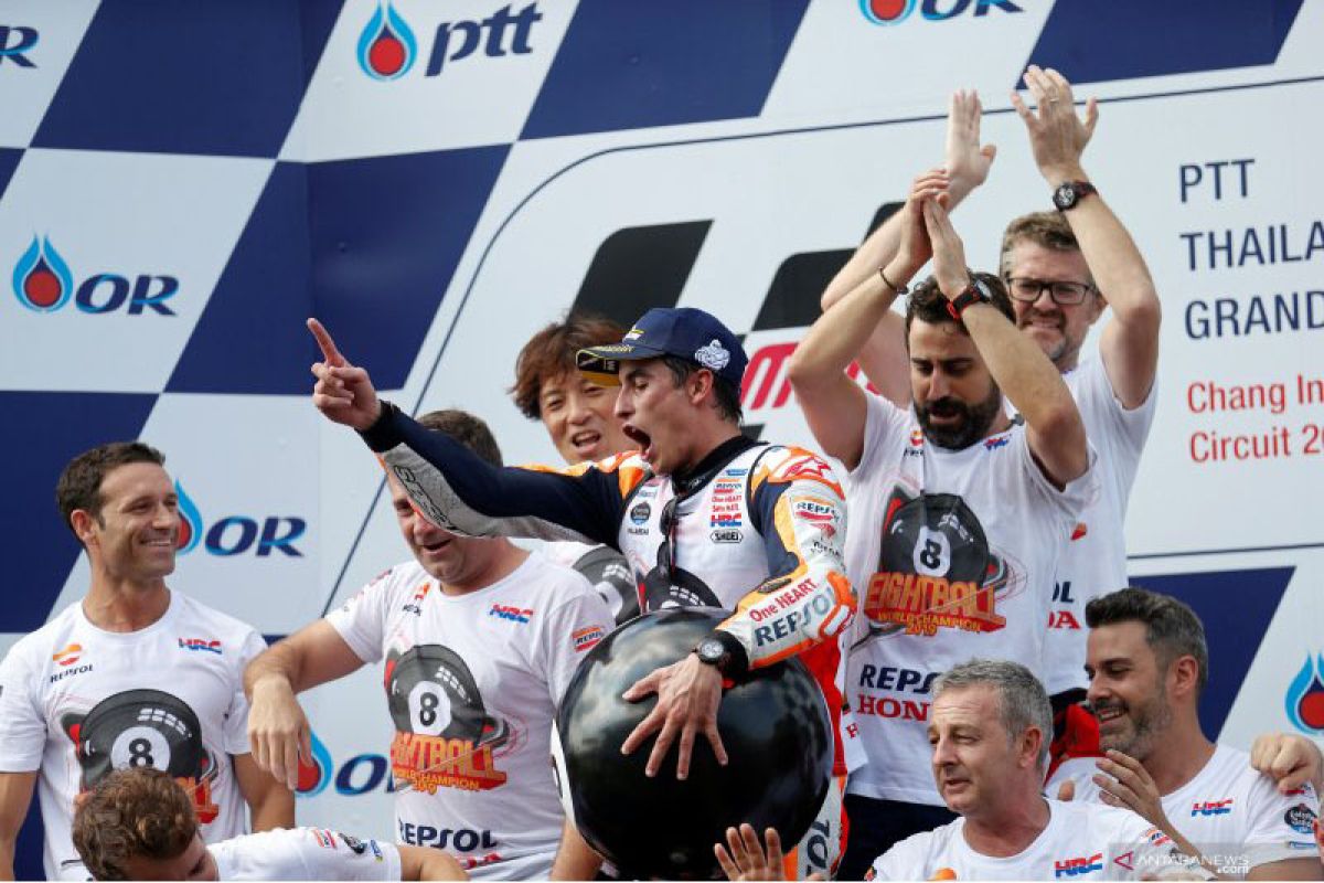 Setelah juara dunia, Marquez ingin kawinkan tiga gelar untuk Honda