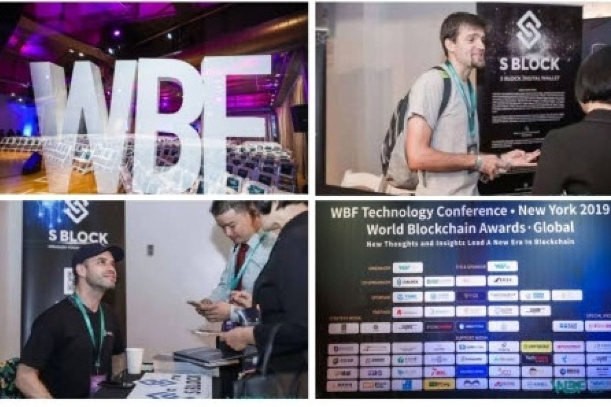 S BLOCK co-organizes WBF NYC 2019 Tech Conference, launches super blockchain ecosystem DAO