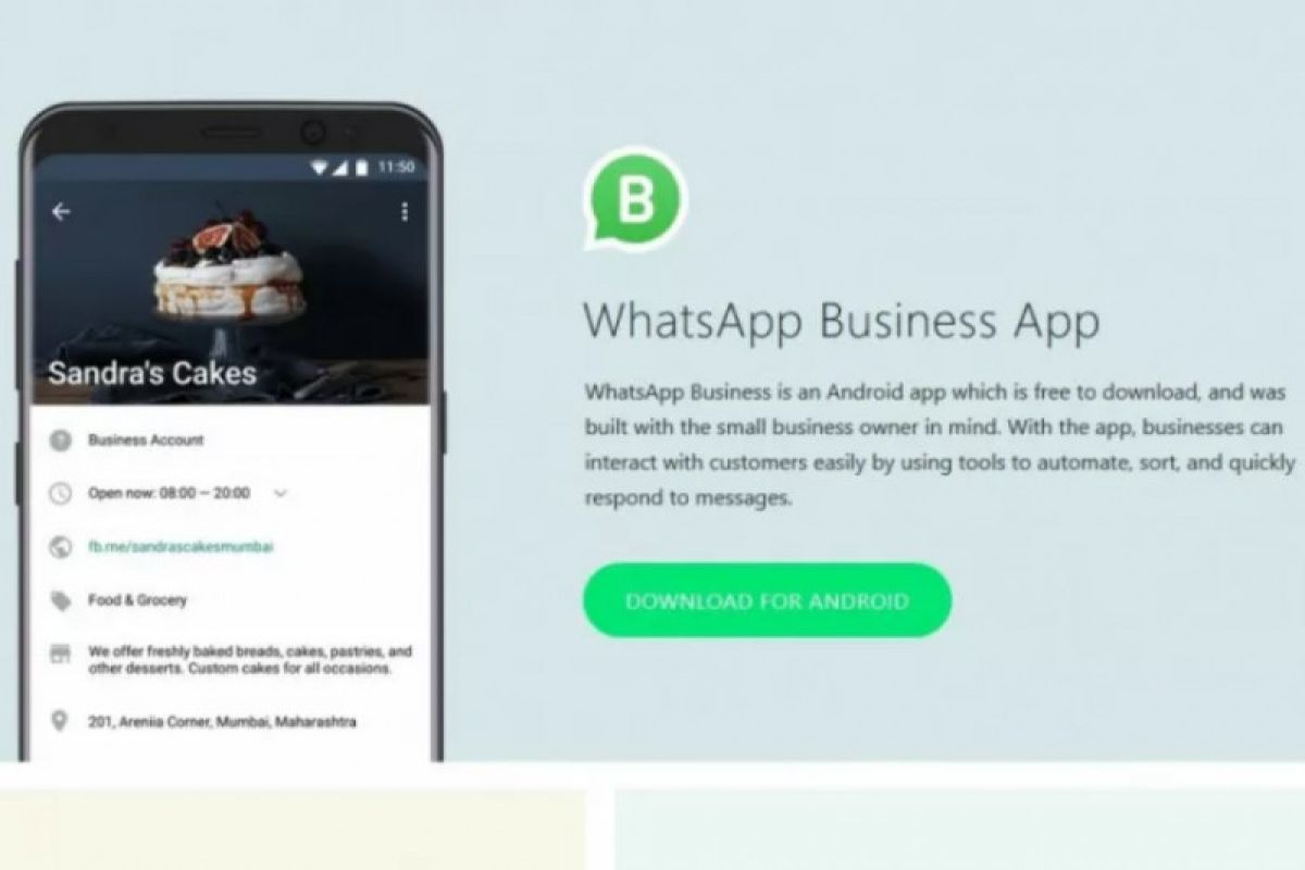Lihat barang dagangan di WhatsApp Business