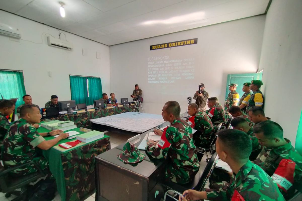 Brigif 21/Komodo gelar latihan taktis komando