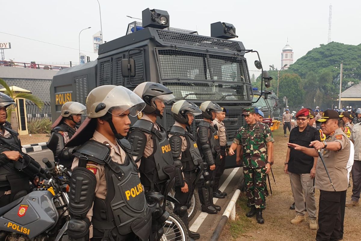 Ratusan petugas di Sumatera Selatan disiapkan jaga pelantikan presiden