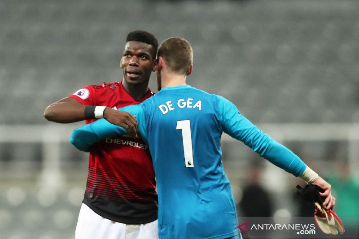 Kabar buruk menerpa, David De Gea dan Pogba diragukan tampil lawan Liverpool