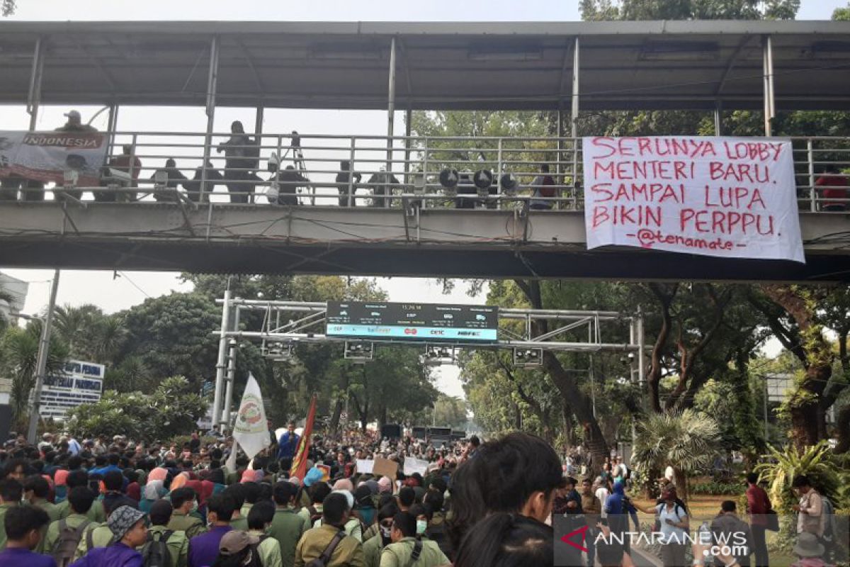 BEM SI akhiri aksi damai dengan Sumpah Mahasiswa Indonesia