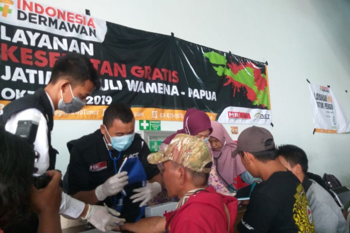 ACT Jatim berikan pelayanan kesehatan kepada pengungsi Wamena