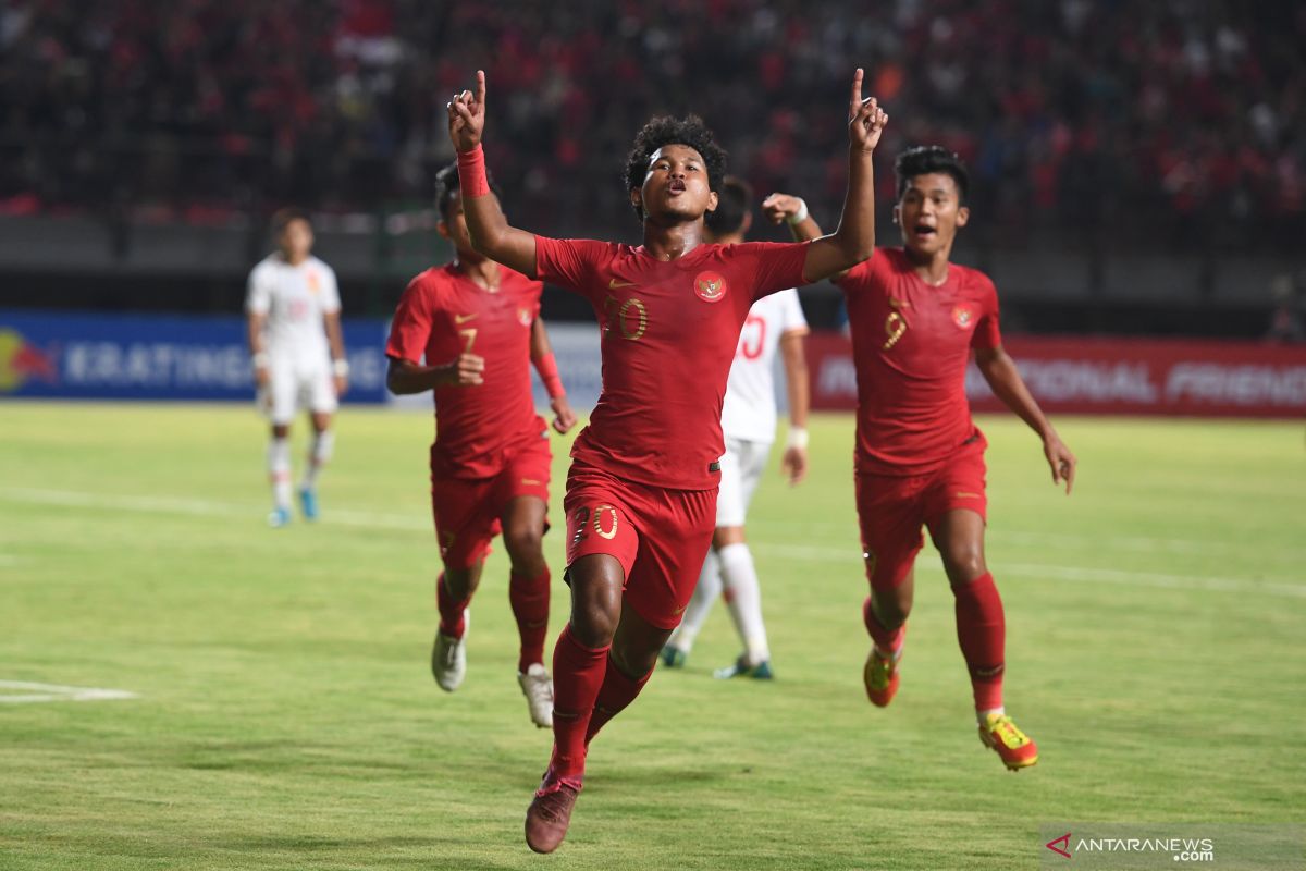 Timnas Indonesia U-19 cukur China 3-1 di GBT Surabaya (Video)