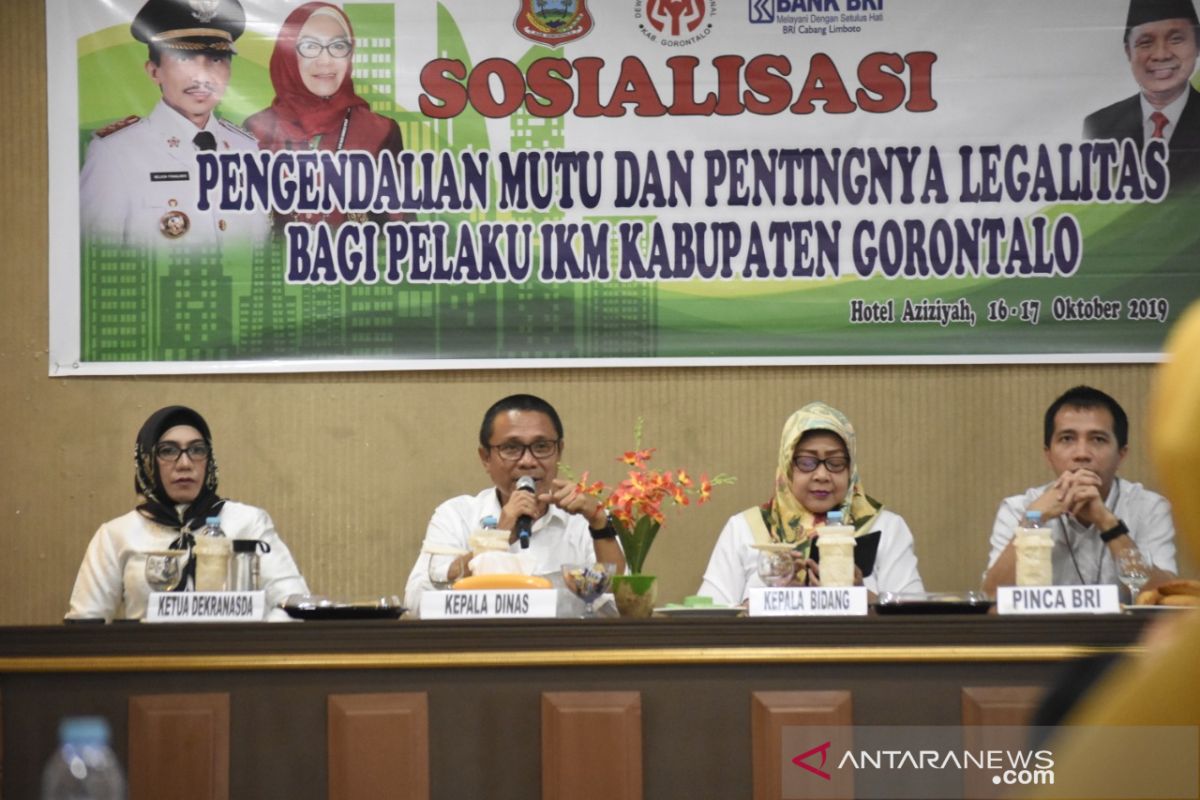 Pemkab Gorontalo meminta IKM tingkatkan mutu produk