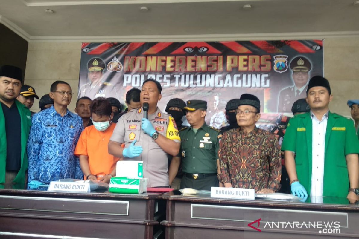 Polisi tangkap pelaku pelemparan rombongan Banser di Tulungagung