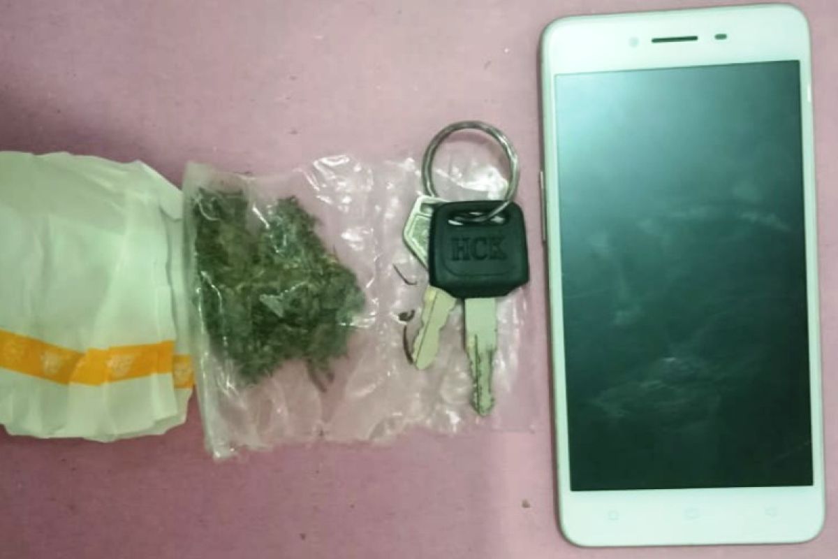 Mengaku ganja di saku celana miliknya, sopir asal Koto Baru pasrah dibekuk polisi