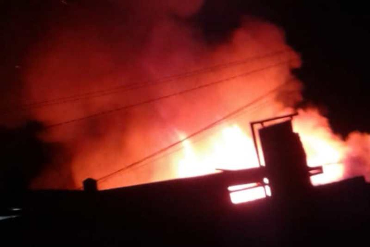 Pasar Blabak Kabupaten Magelang terbakar