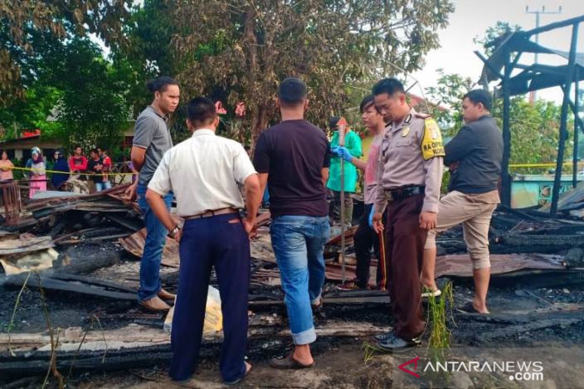 Satu unit rumah terbakar bersama penghuninya di Bangka Tengah