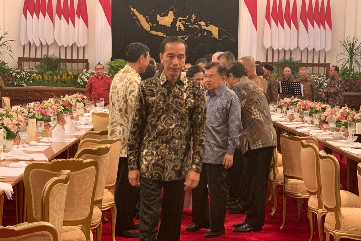 Presiden Jokowi pastikan jumlah menteri di kabinet 2019-2024 tetap sama