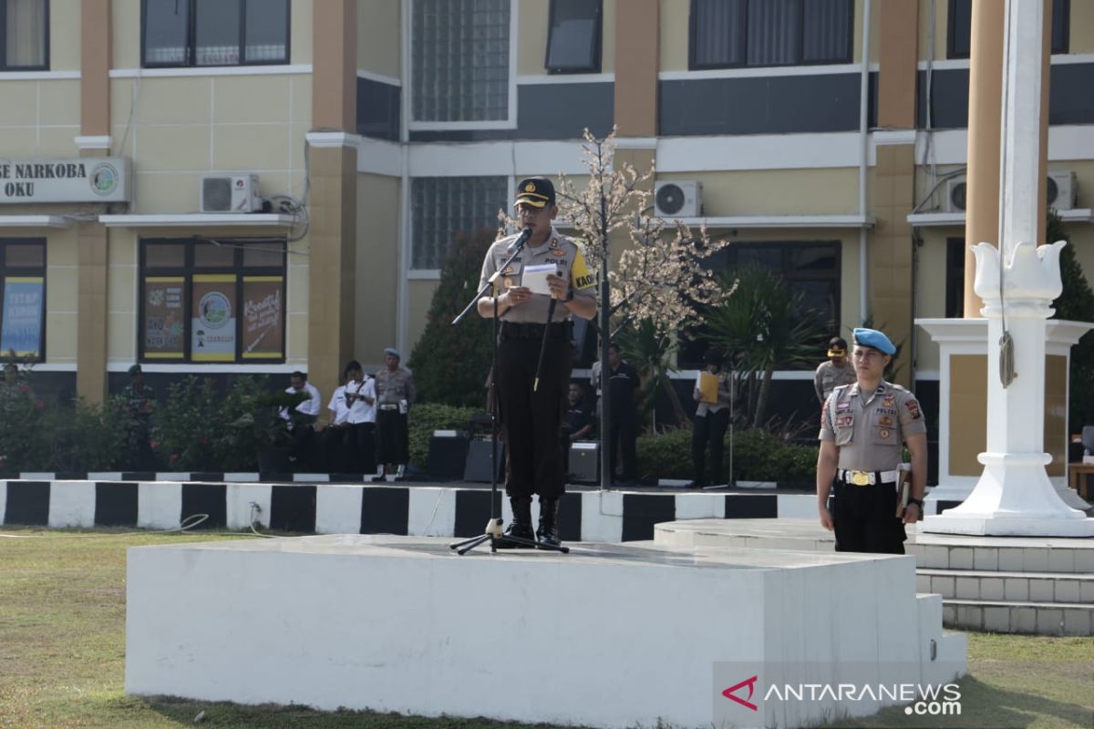 Polres OKU siagakan 500  personel pengamanan pelantikan Presiden RI