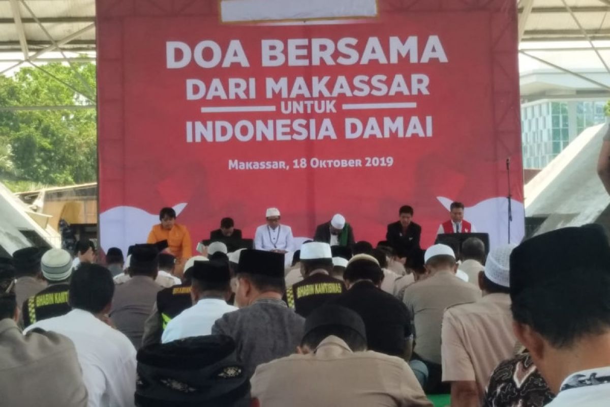 Makassar doa zikir bersama sambut pelantikan presiden