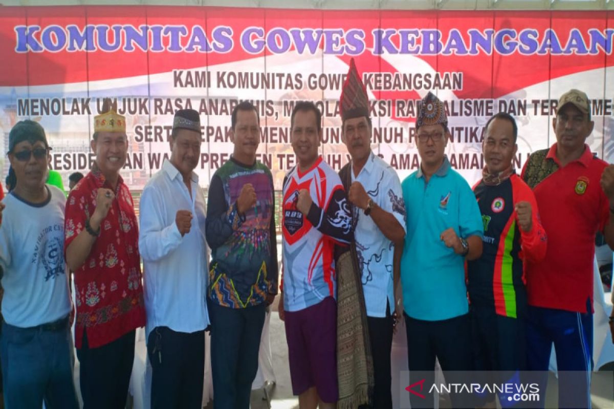 Komunitas Gowes Kebangsaan dukung penuh pelantikan presiden dan wakil presiden