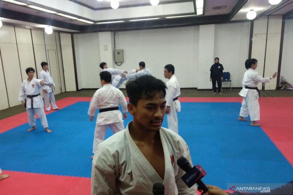 Karateka Zigi Zaresta tatap SEA Games dengan Optimistis