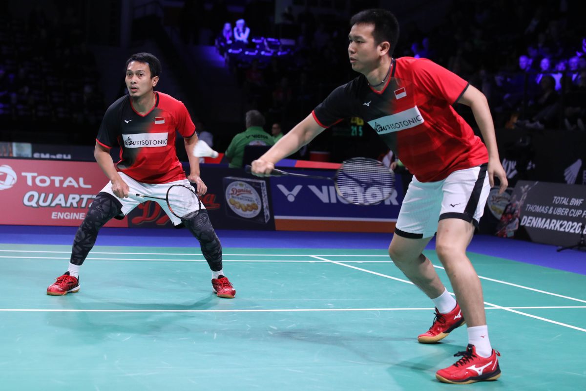 Pasangan Hendra/Ahsan atasi wakil China ke final Hong Kong Open 2019