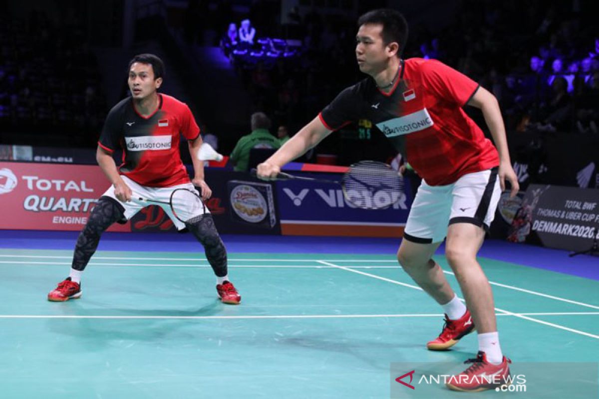 Tumbangkan pasangan Jepang The Daddies susul Minions ke semifinal Denmark Open 2019