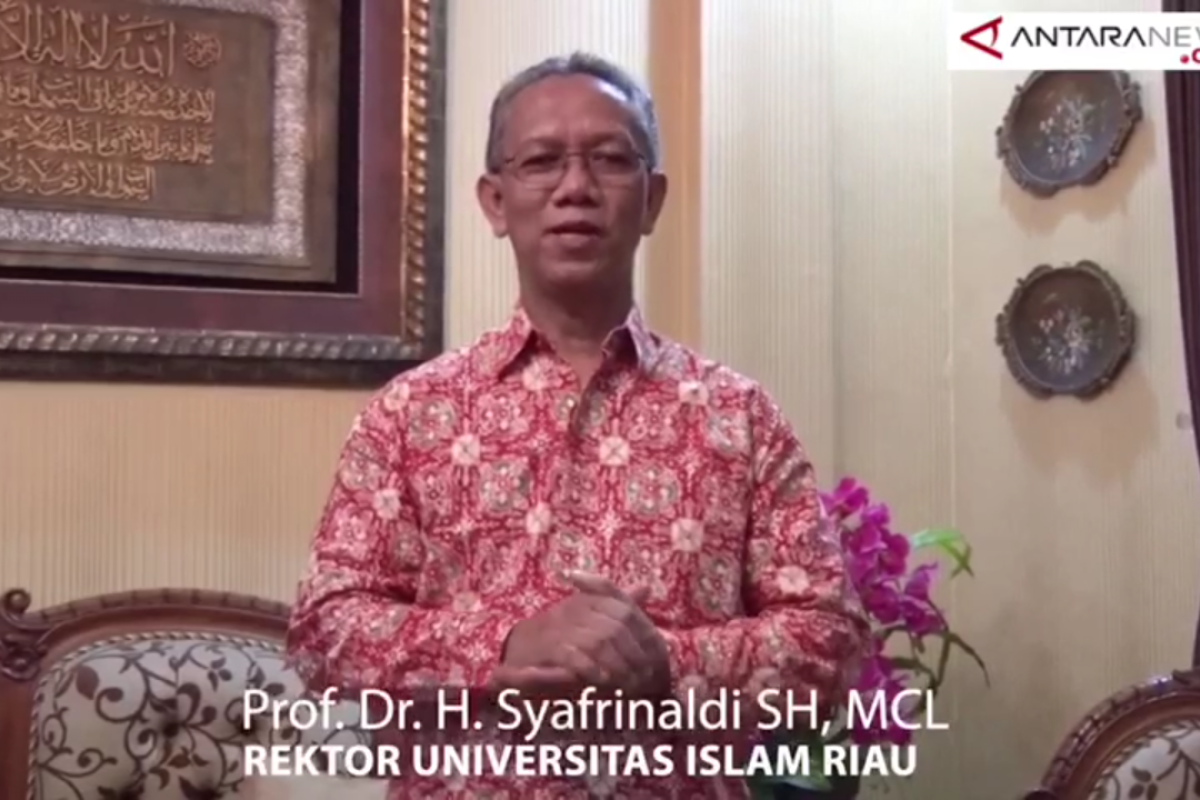 VIDEO - Ini imbauan Rektor Universitas Islam Riau jelang pelantikan Presiden
