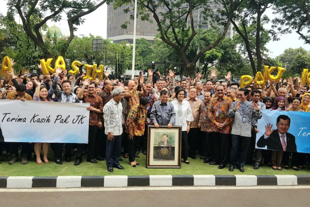 Pidato terakhir Jusuf Kalla di Gedung Pancasila, "Terima Kasih Pak JK"