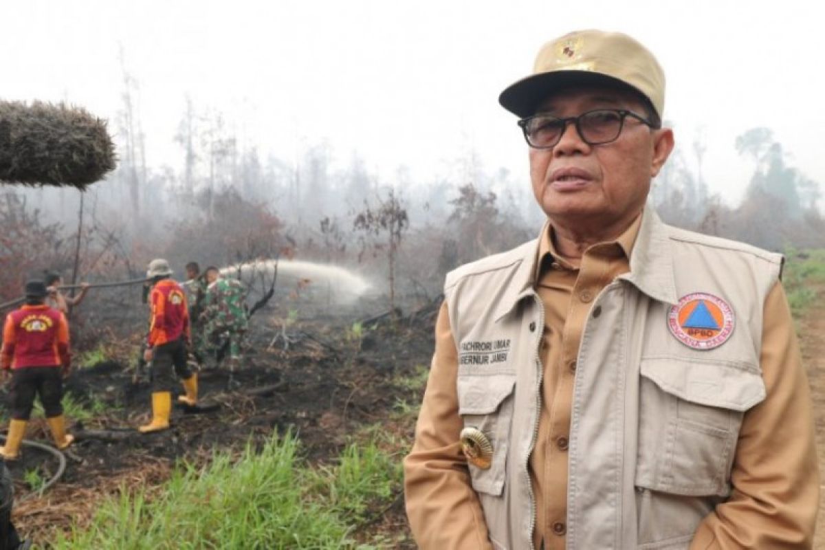 Gubernur Jambi perpanjang  darurat karhutla hingga Hari Pahlawan