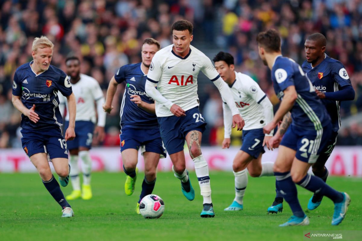 Loga Inggris, Dele Alli selamatkan muka Tottenham dari kekalahan lawan Watford