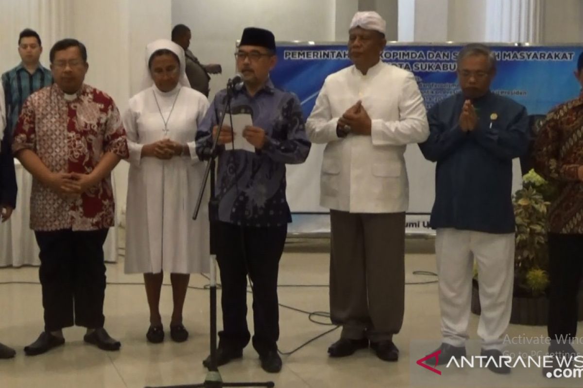 Pemkot Sukabumi gelar doa bersama lintas agama jelang pelantikan presiden