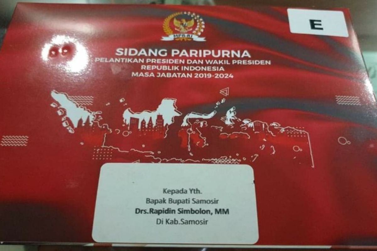 Bupati Samosir diundang ke pelantikan Presiden