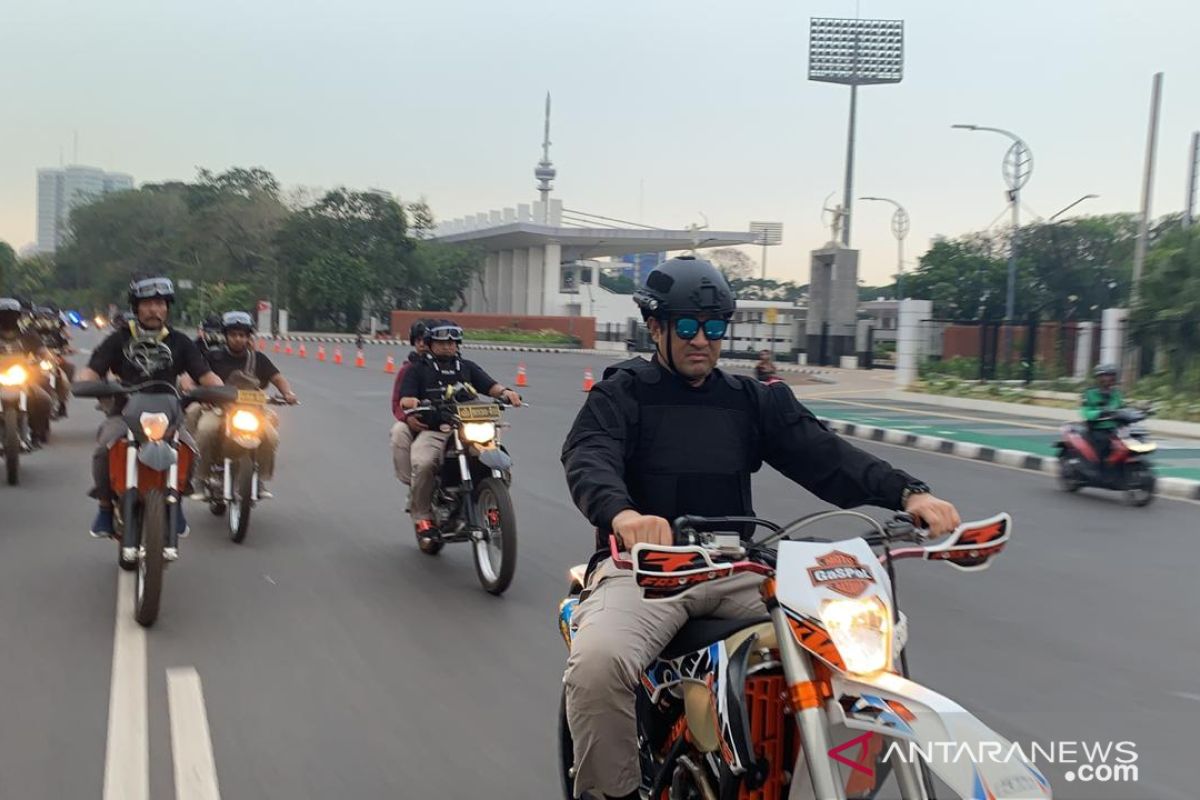 Polda Metro  kerahkan motoris amankan Pelantikan Presiden