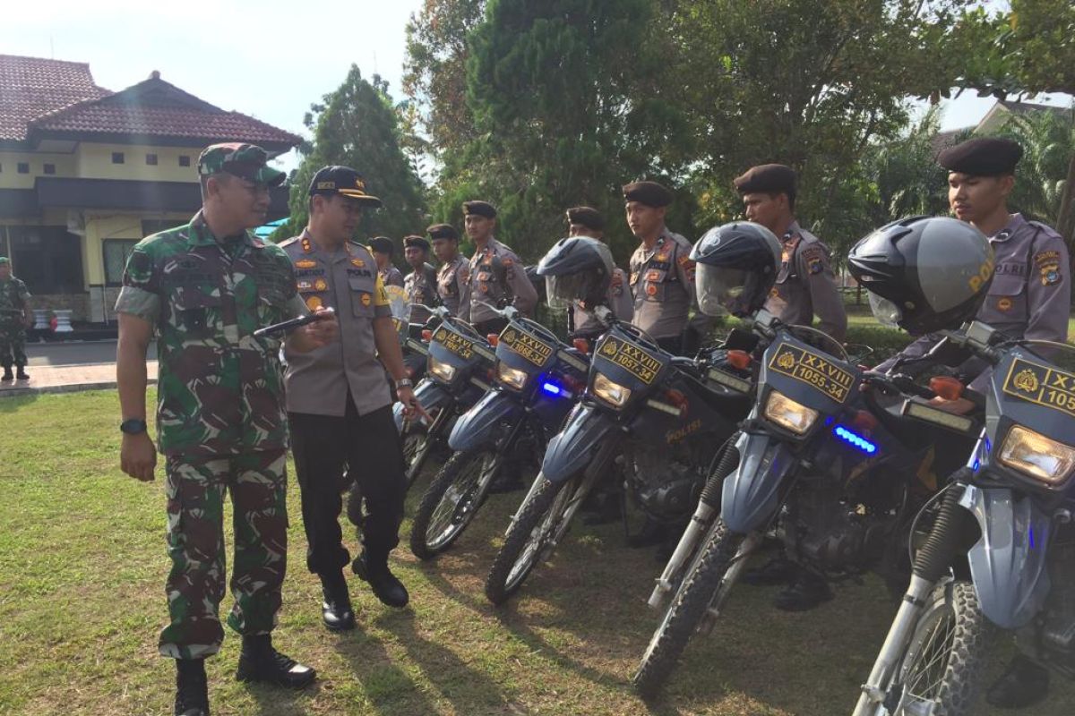 Polres lakukan netralisasi titik rawan menjelang pelantikan presiden