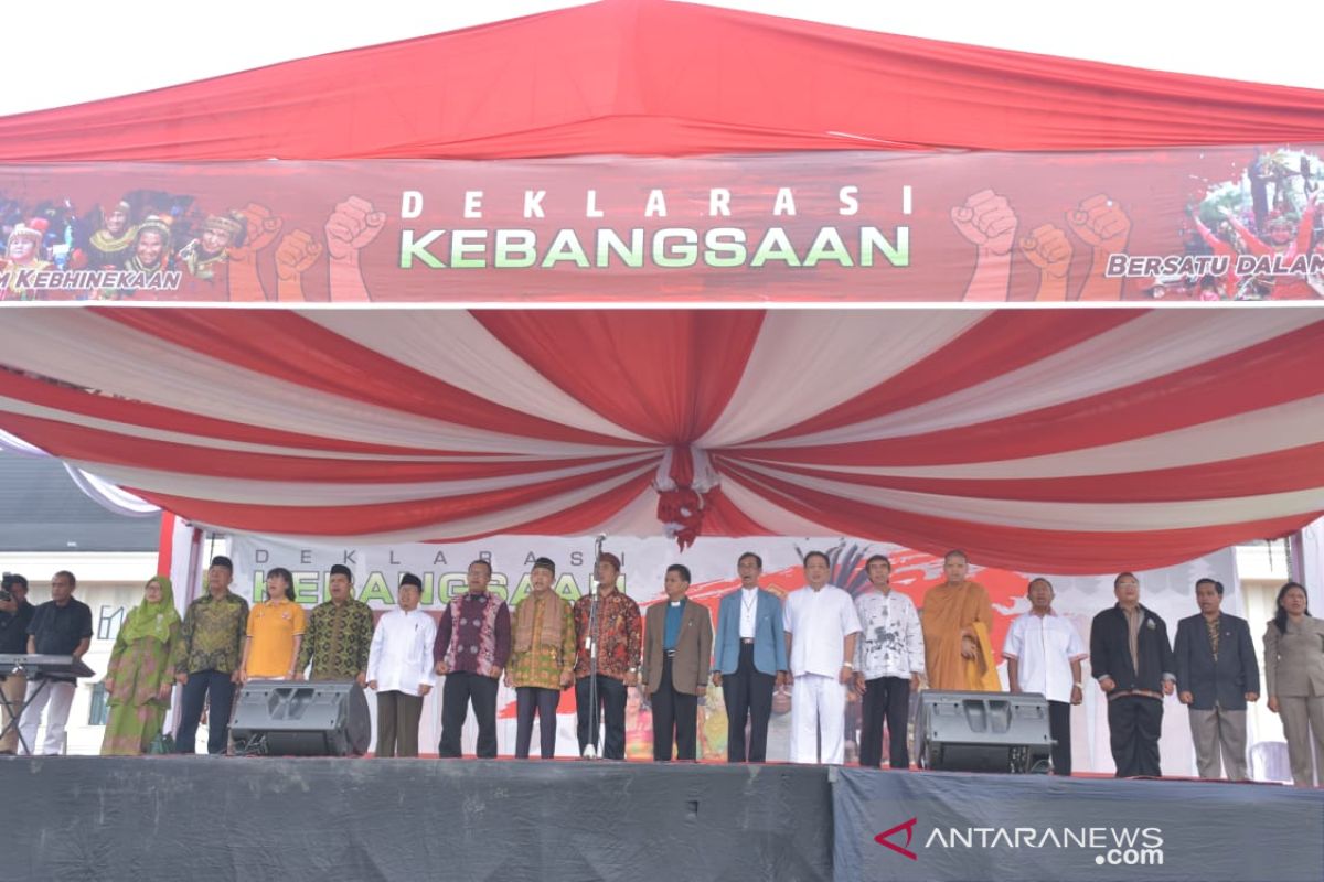 Warga Jambi ikut andil deklarasi kebangsaan dukung pelantikan Presiden