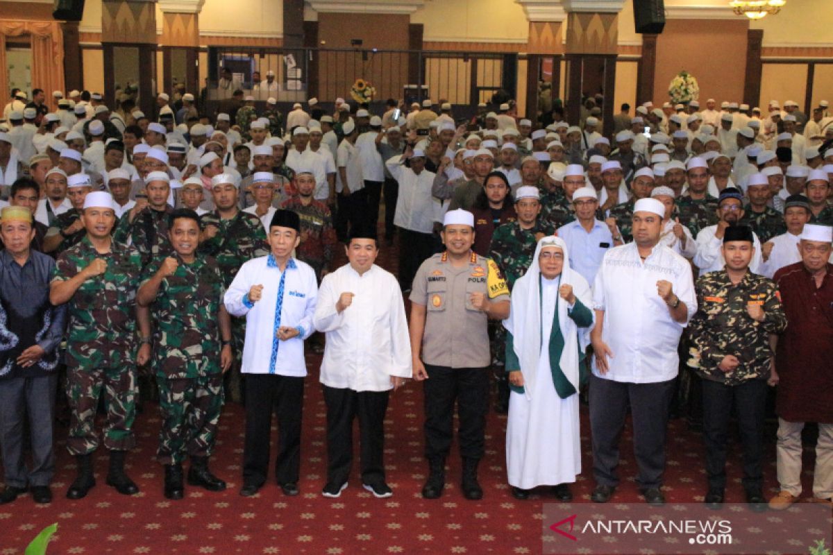 Polisi bersama tokoh masyarakat gelar doa bersama jelang pelantikan presiden