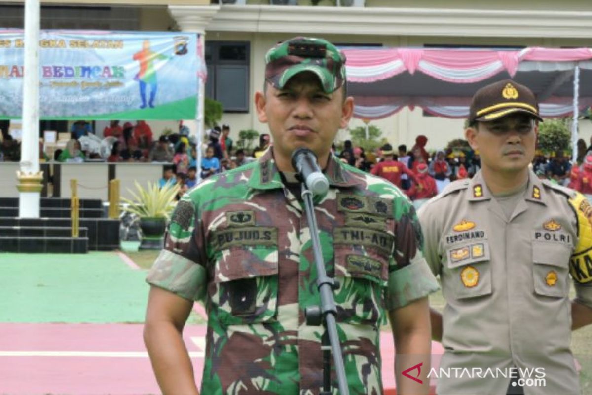 TNI-Polri pastikan Bangka Selatan kondusif jelang pelantikan presiden