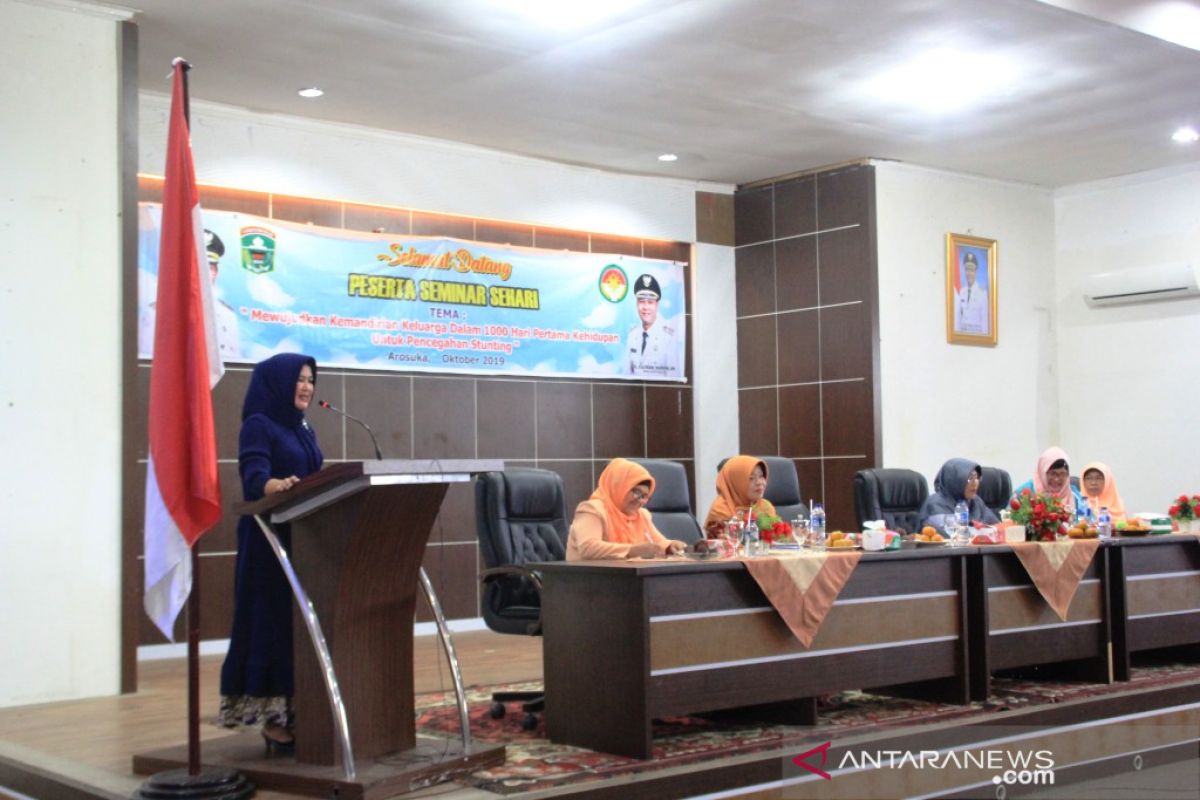 Dharma Wanita Kabupaten Solok gelar seminar pencegahan Stunting