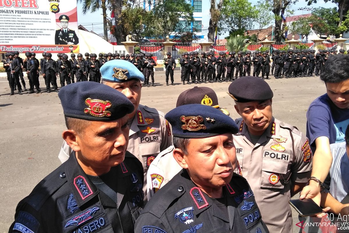 Polda Jambi kerahkan 500 personil Polri/TNI jelang pelantikan Presiden