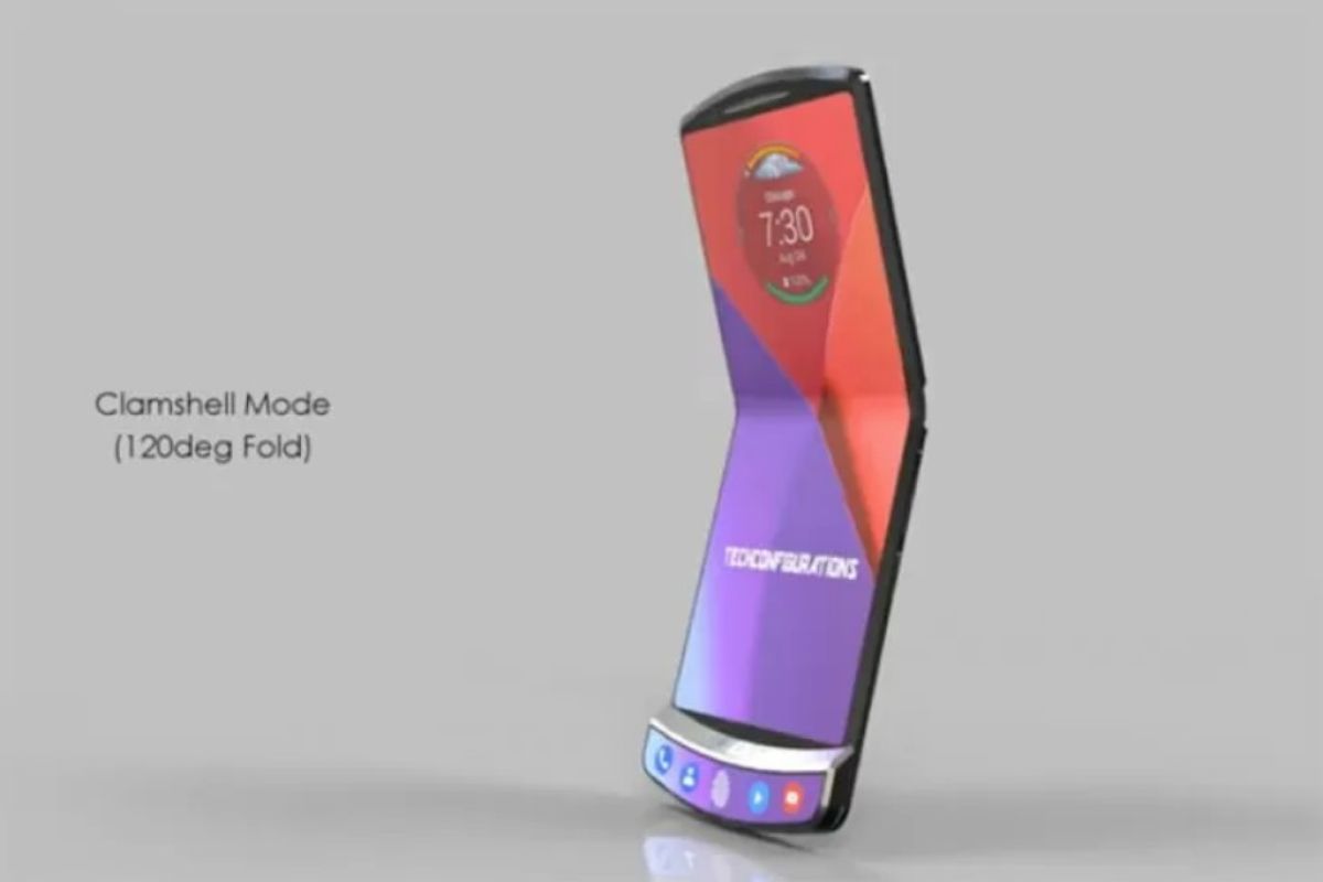 Tampilan baru ponsel "legendaris" Motorola Razr
