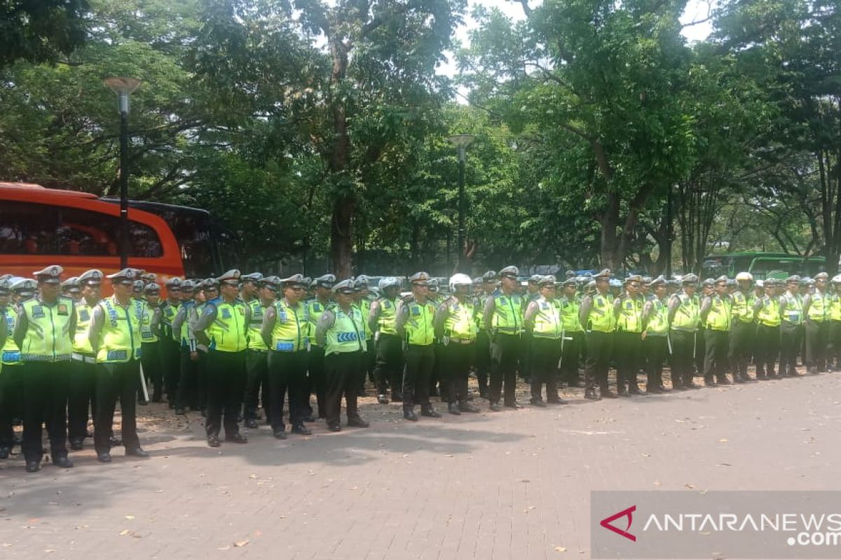 Amankan pelantikan presiden, polisi kerahkan 3.020 personel lalu lintas