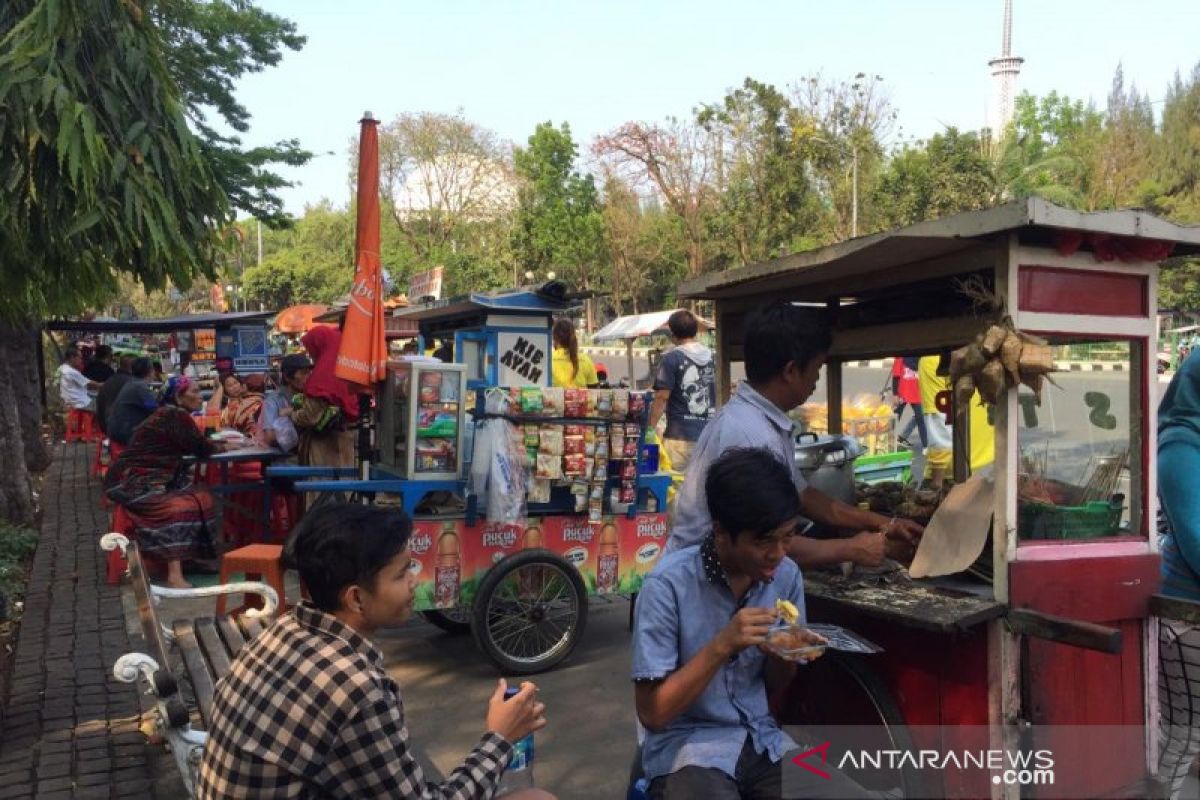 Pelantikan presiden, Monas dipadati pengunjung