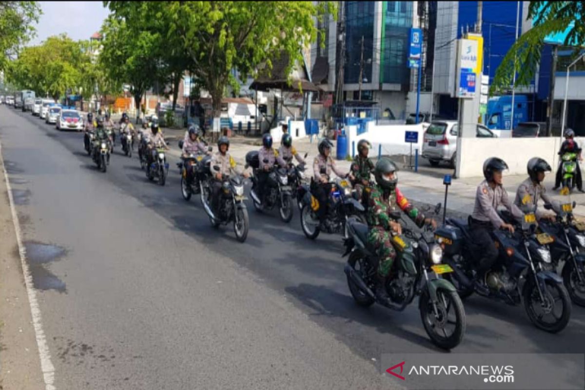 Polresta Banjarmasin gelar patroli skala besar saat hari pelantikan presiden