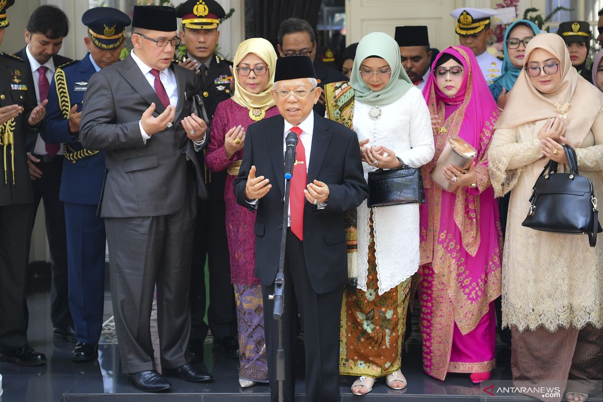 Ma'ruf Amin tinggalkan kediaman menuju Gedung DPR