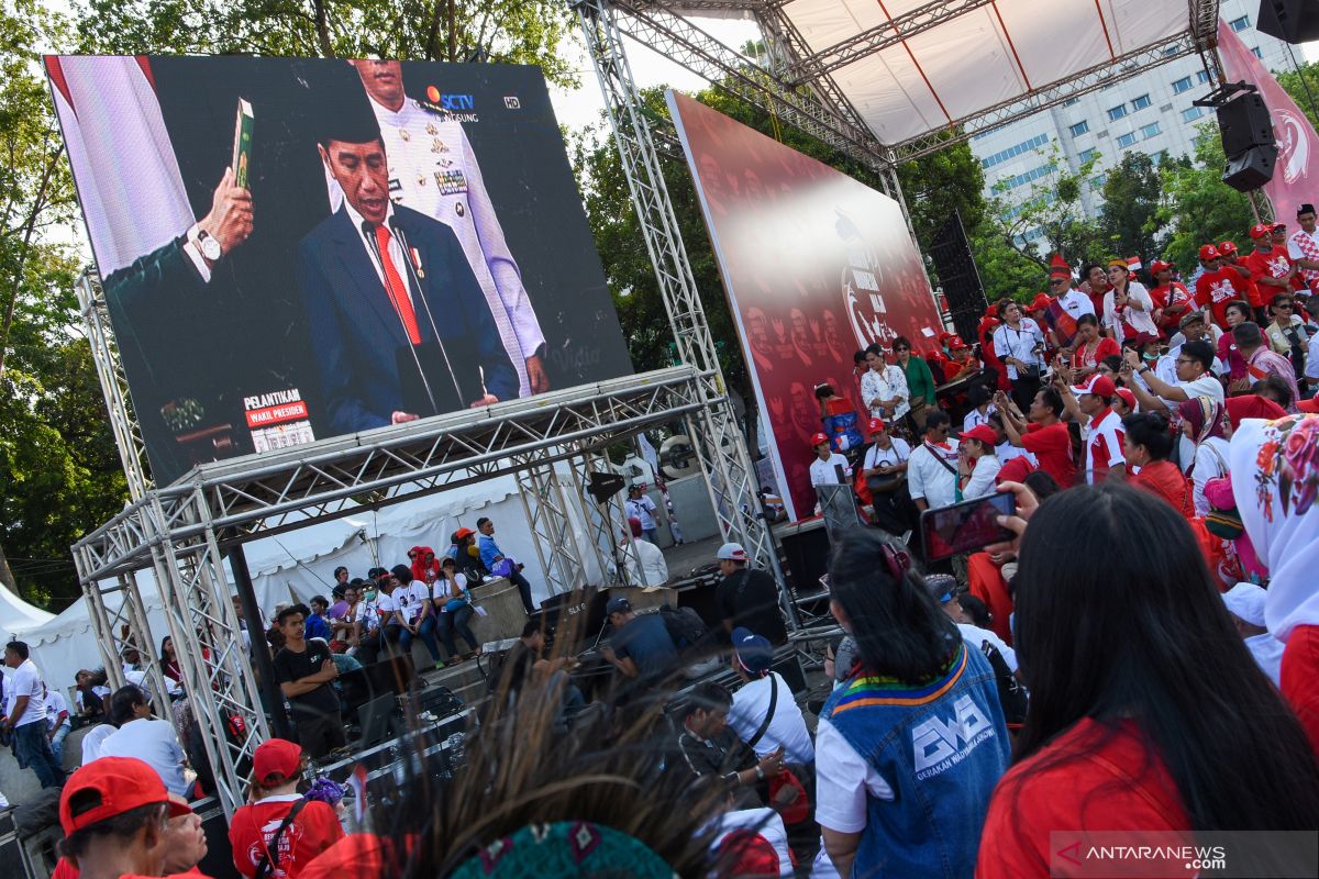 Presiden sampaikan pepatah Bugis di akhir pidatonya