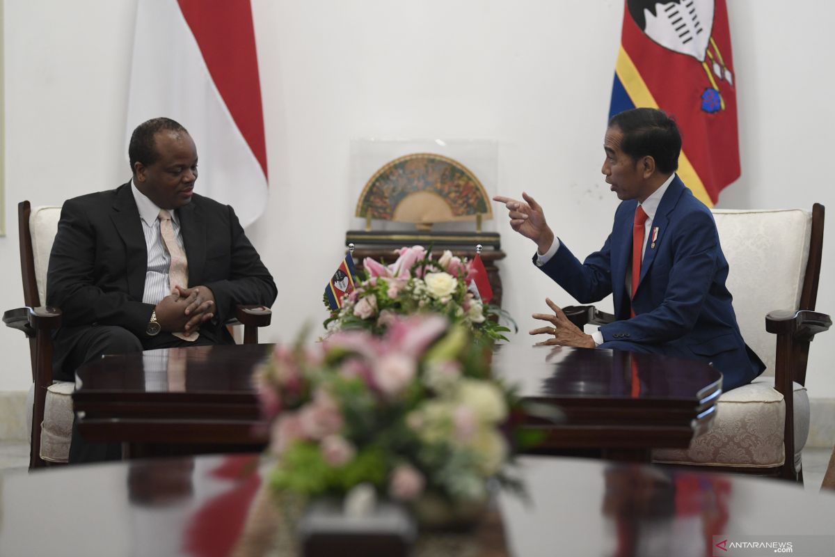 Jokowi ungkap Indonesia ingin bangun infrastruktur di Eswatini