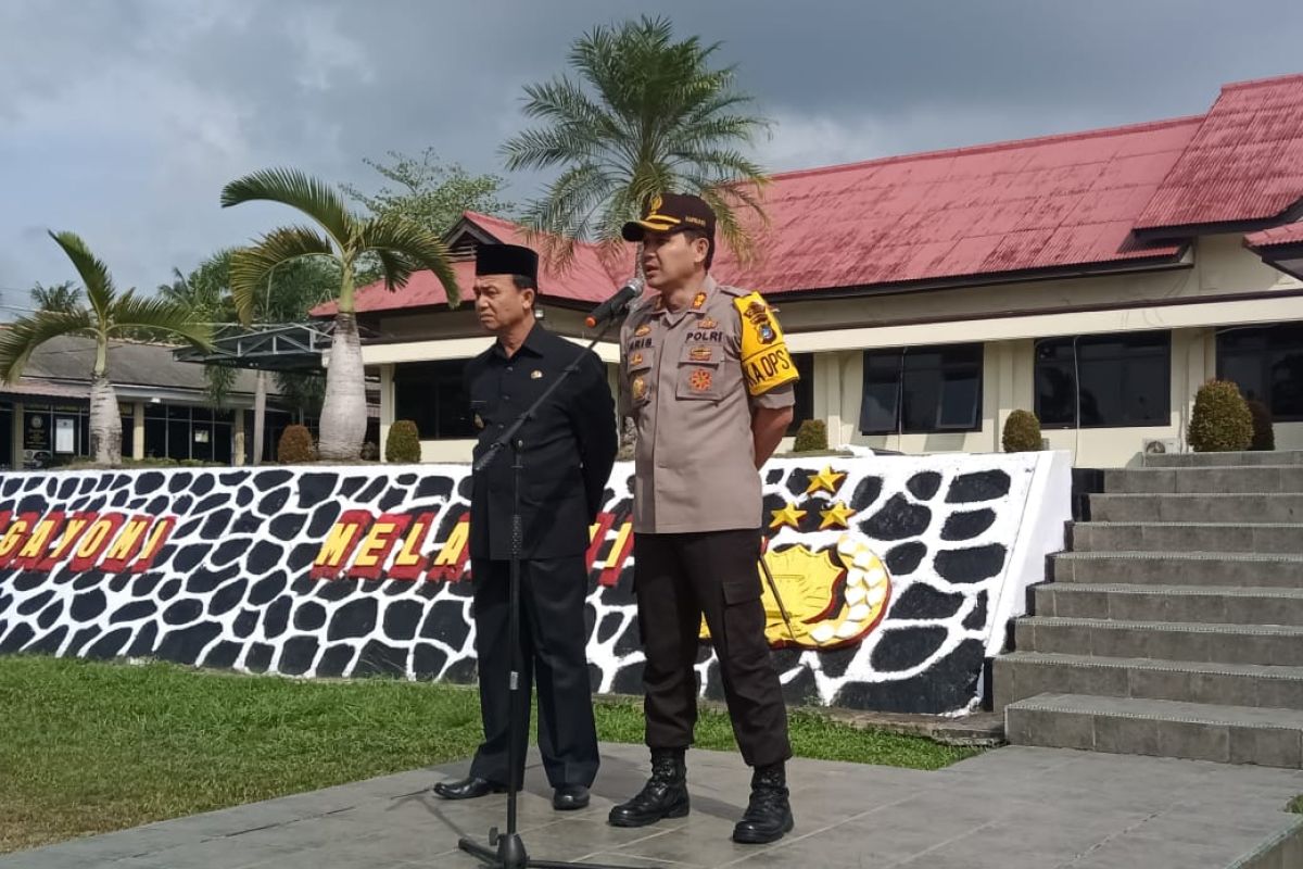 Kapolres Bangka beri apresiasi masyarakat dukung pelantikan presiden