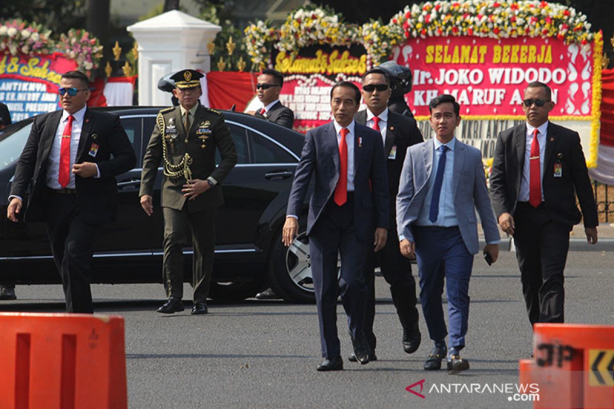 Presiden Jokowi merasa biasa meski tanpa arak-arakan usai pelantikan