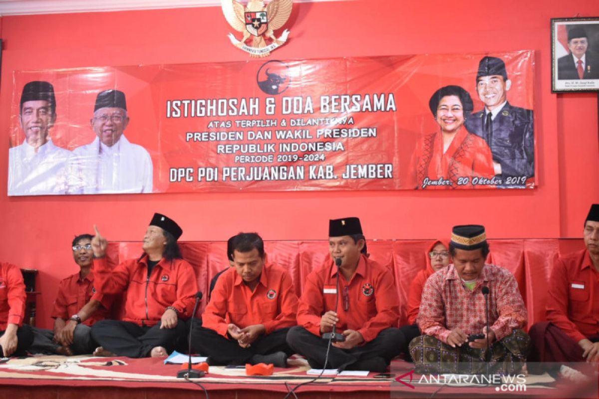 PDIP Jember doa bersama untuk Jokowi-Ma'ruf Amin