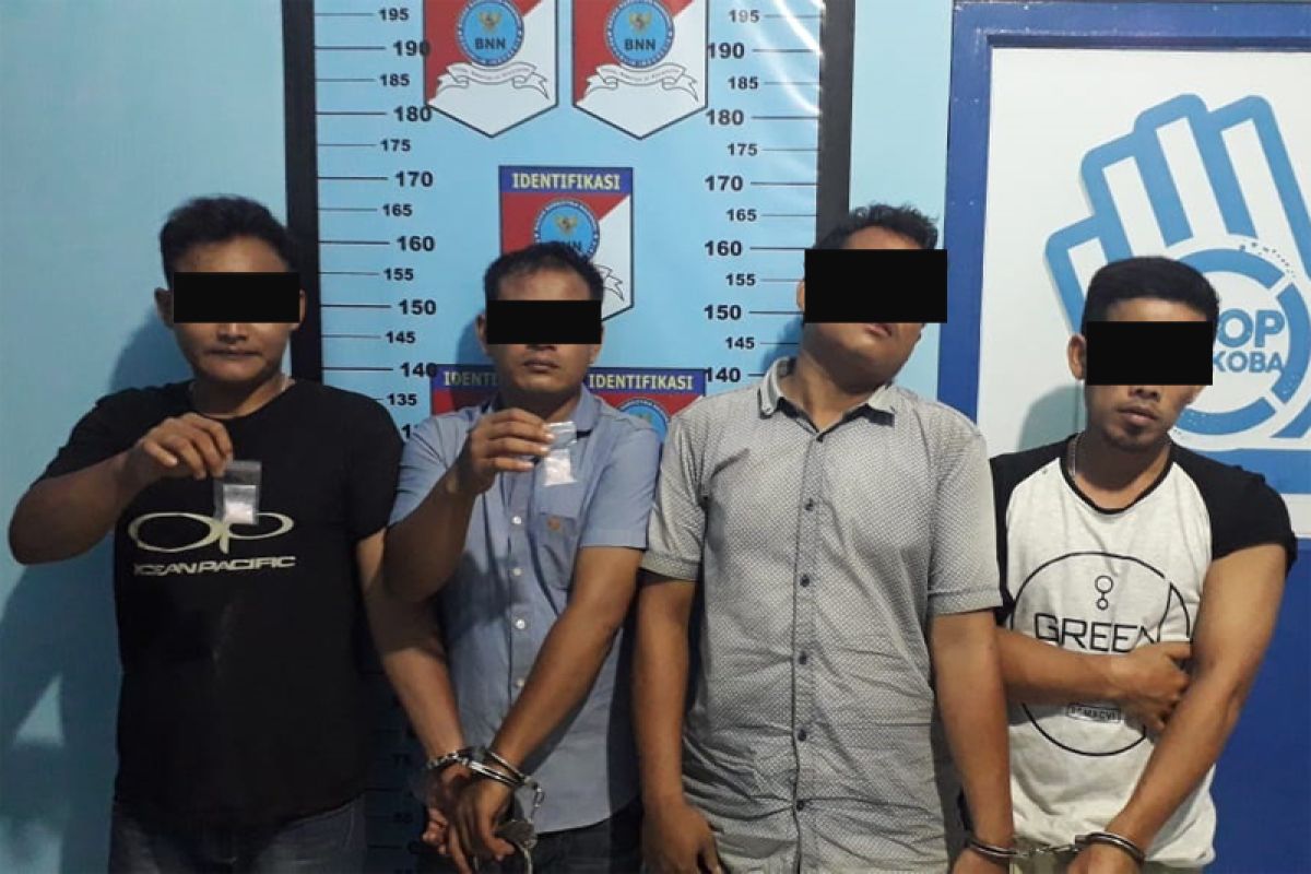 Empat pengguna sabu ditangkap di Aceh Tamiang