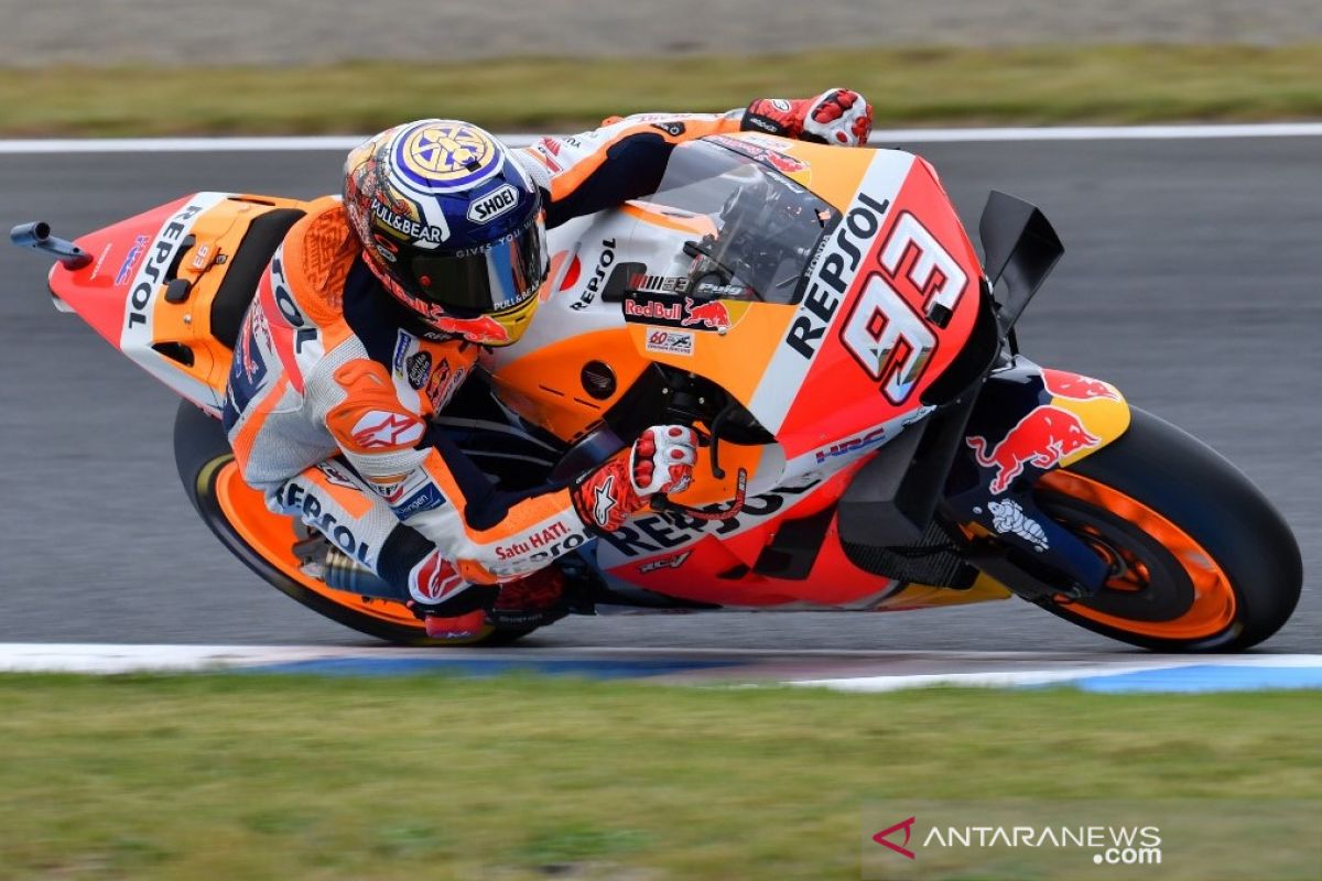 Marquez juarai GP Jepang, Honda raih gelar  konstruktor