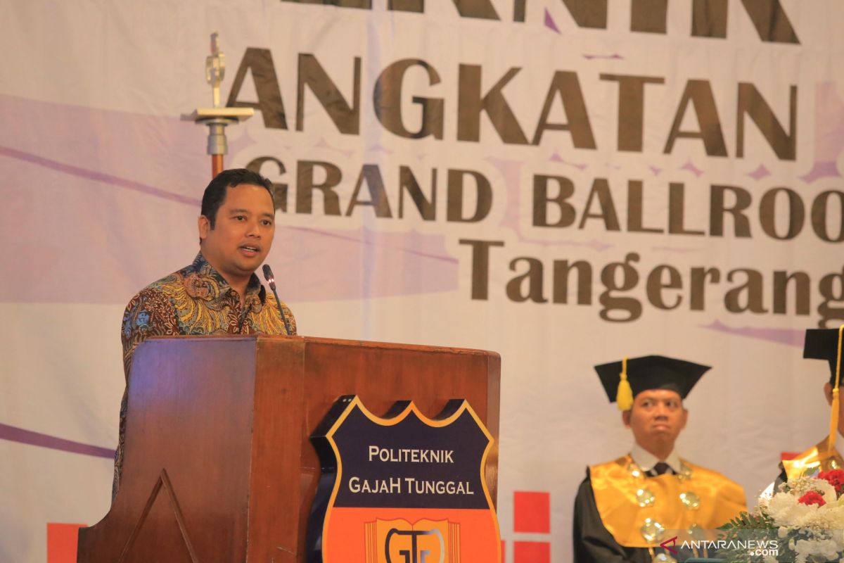 Wisudawan Politeknik Gajah Tunggal diajak berkontribusi bagi Kota Tangerang