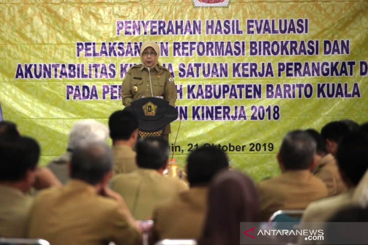 Bupati : SAKIP SKPD naik 8,67 poin